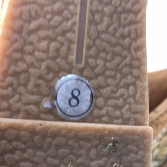 Dolce Vita Cognac Leather Wedge Sandals • Women's US 8 - Picture 11 of 13